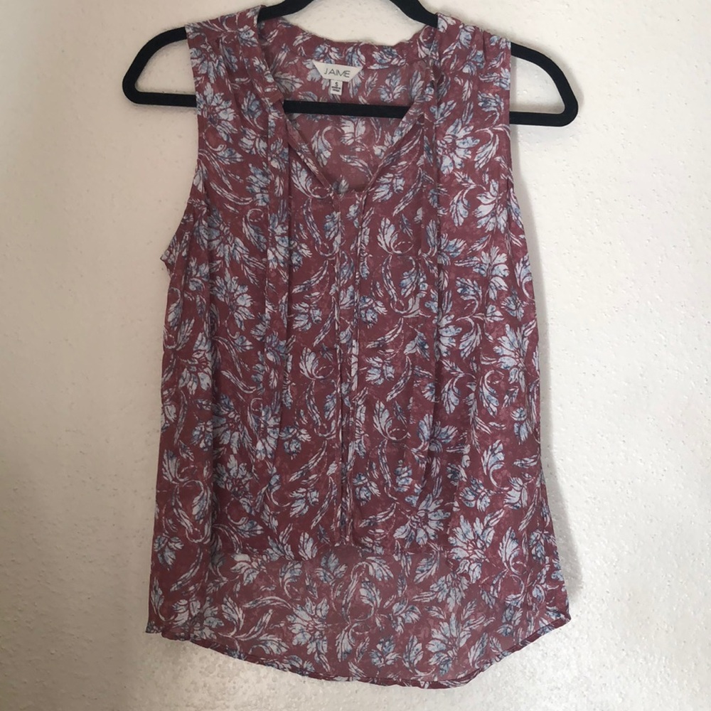 ❤️Pink and blue blouse